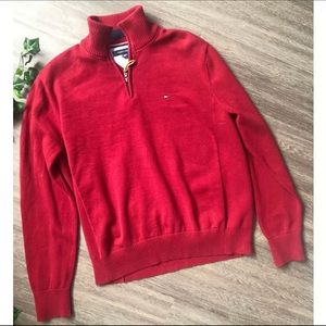 NWOT Tommy Hilfiger red sweater Size Large